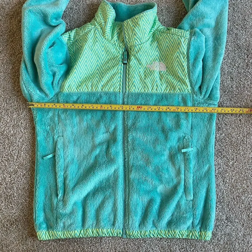 The North Face Girls Denali Thermal Fleece Jacket -‎ Mint Blue- Large 14/16