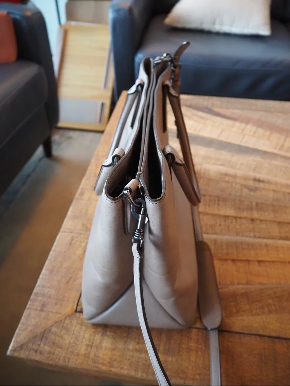 Coach sleek tote