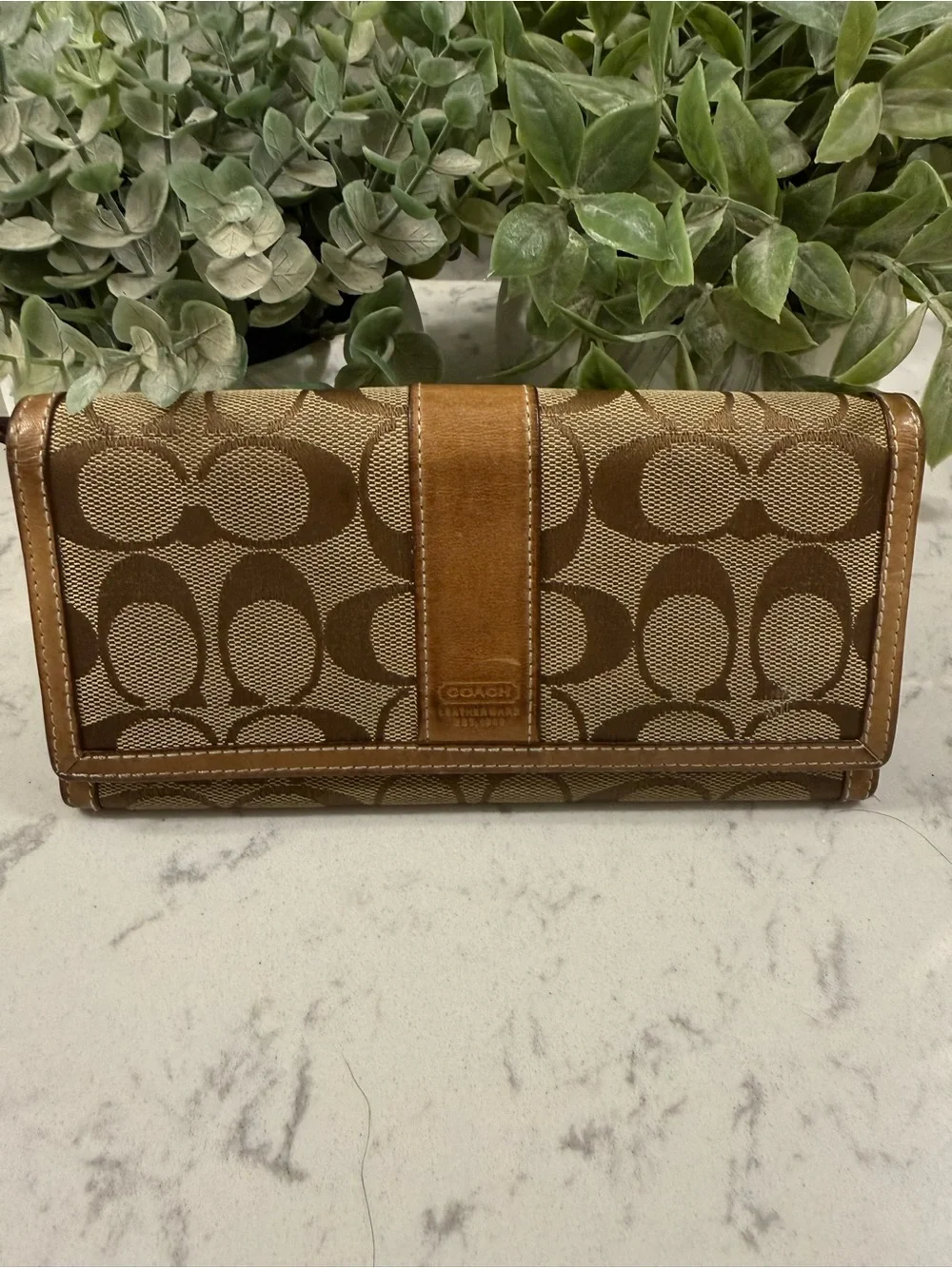 Coach continental wallet