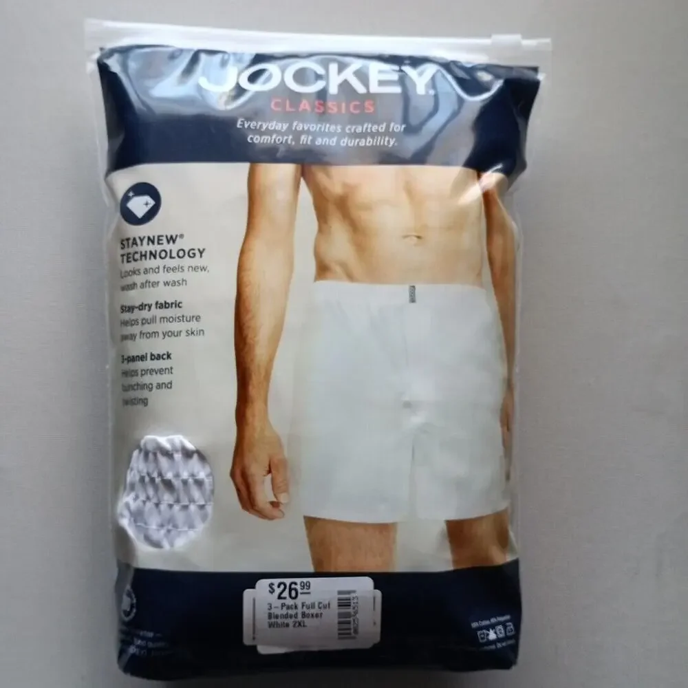 Jockey Classics Fit Full Cut Woven Boxers‎