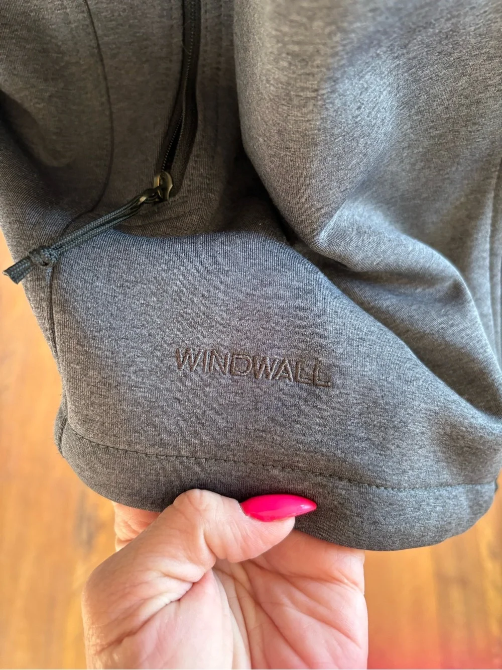 The North Face charcoal softshell