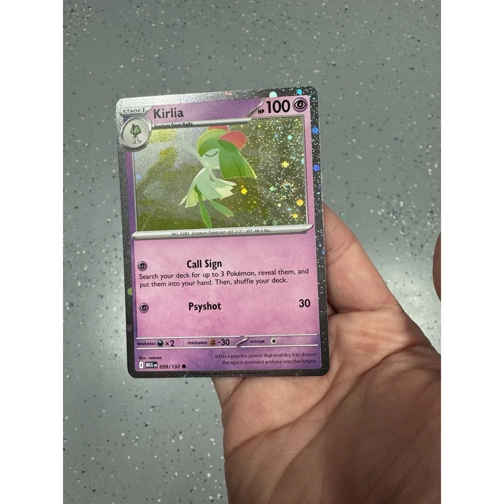 Kirlia (Cosmos Holo) FART SWIRL 🌀059/132 Pokemon Cards Near Mint