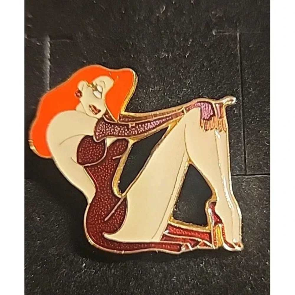 Jessica Rabbit‎ Glamour Who Framed Roger Rabbit Glitter Pins Bootleg/Fantasy