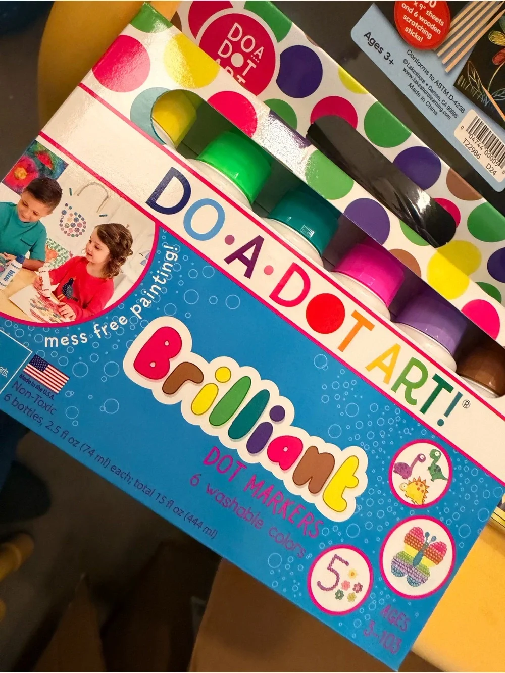 Brilliant Do-A-Dot Art! Dot Markers & Rainbow Scratch Paper Set - Multicolor