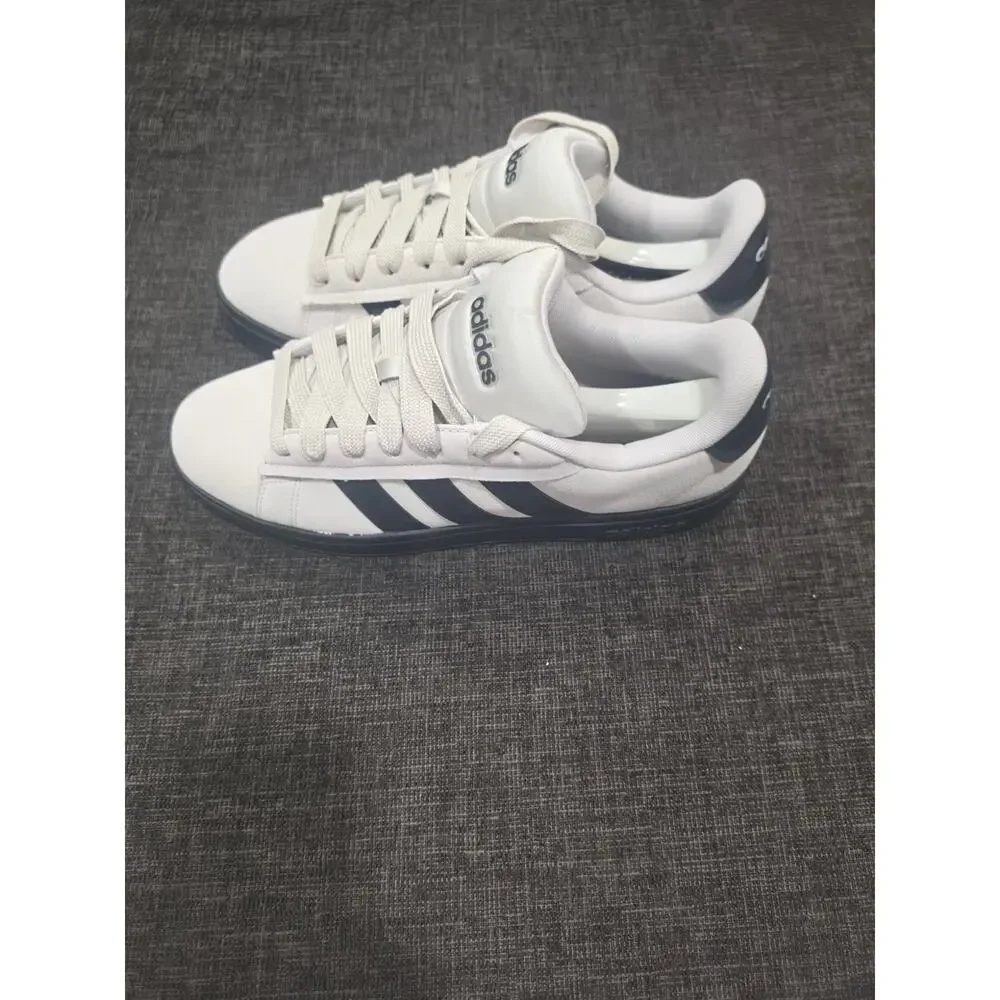 Adidas Grand Court Alpha Mens 13 Grey Black IH1287 00s Skate Style Low Sneakers