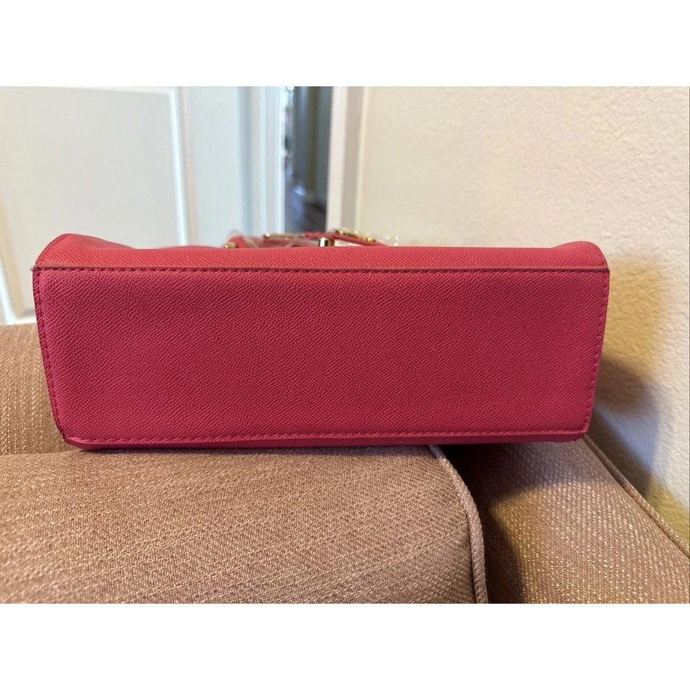 BEBE‎ Orchid Evie Satchel Bag With Shoulder Strap Hot Pink Fuchsia NWT