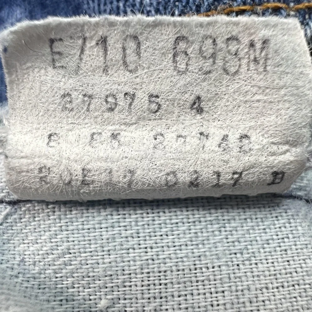 Levi's 517‎ Orange Tab Jeans Mens 40x29 Blue Straight Relaxed Fit Distressed