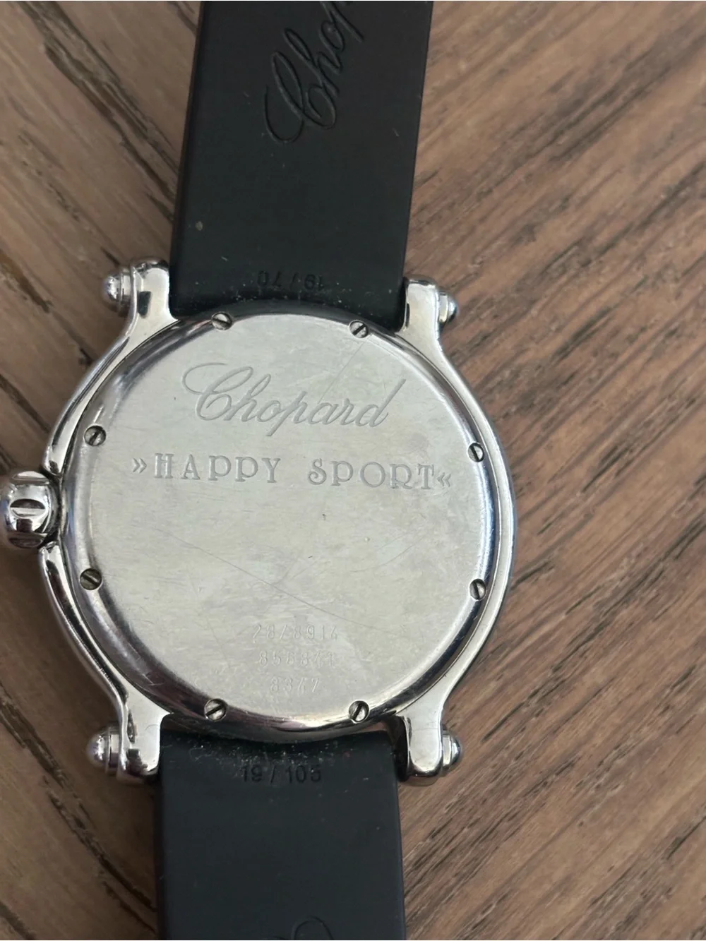 Chopard Happy Sport Floating Fish Factory Diamond Bezel Watch (Needs Battery)