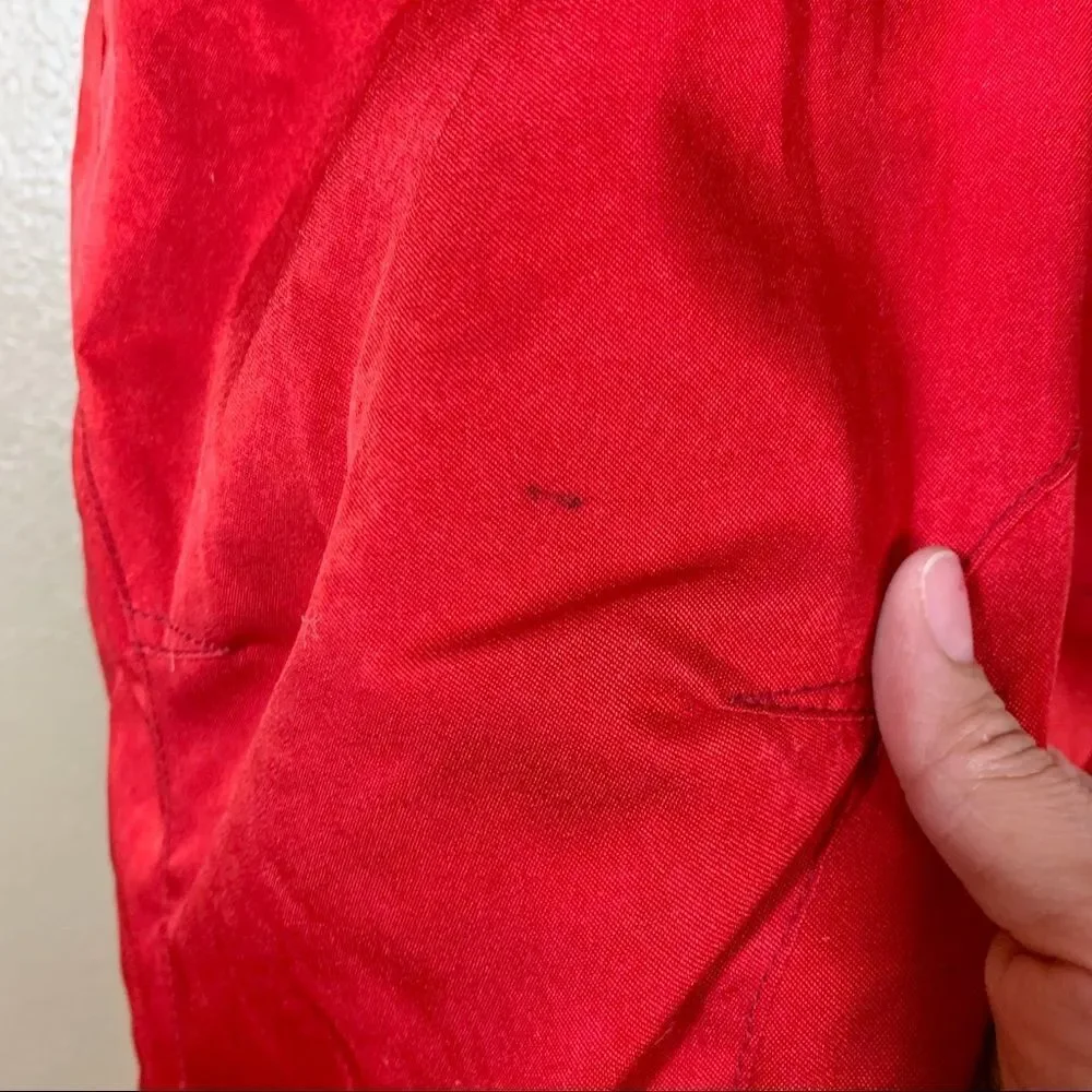‎Vintage Spyder Picabo big kid red snow suit