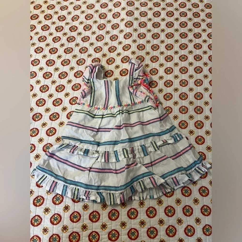 EUC Target Cat & Jack Boho Colorful Dress Size 12 months