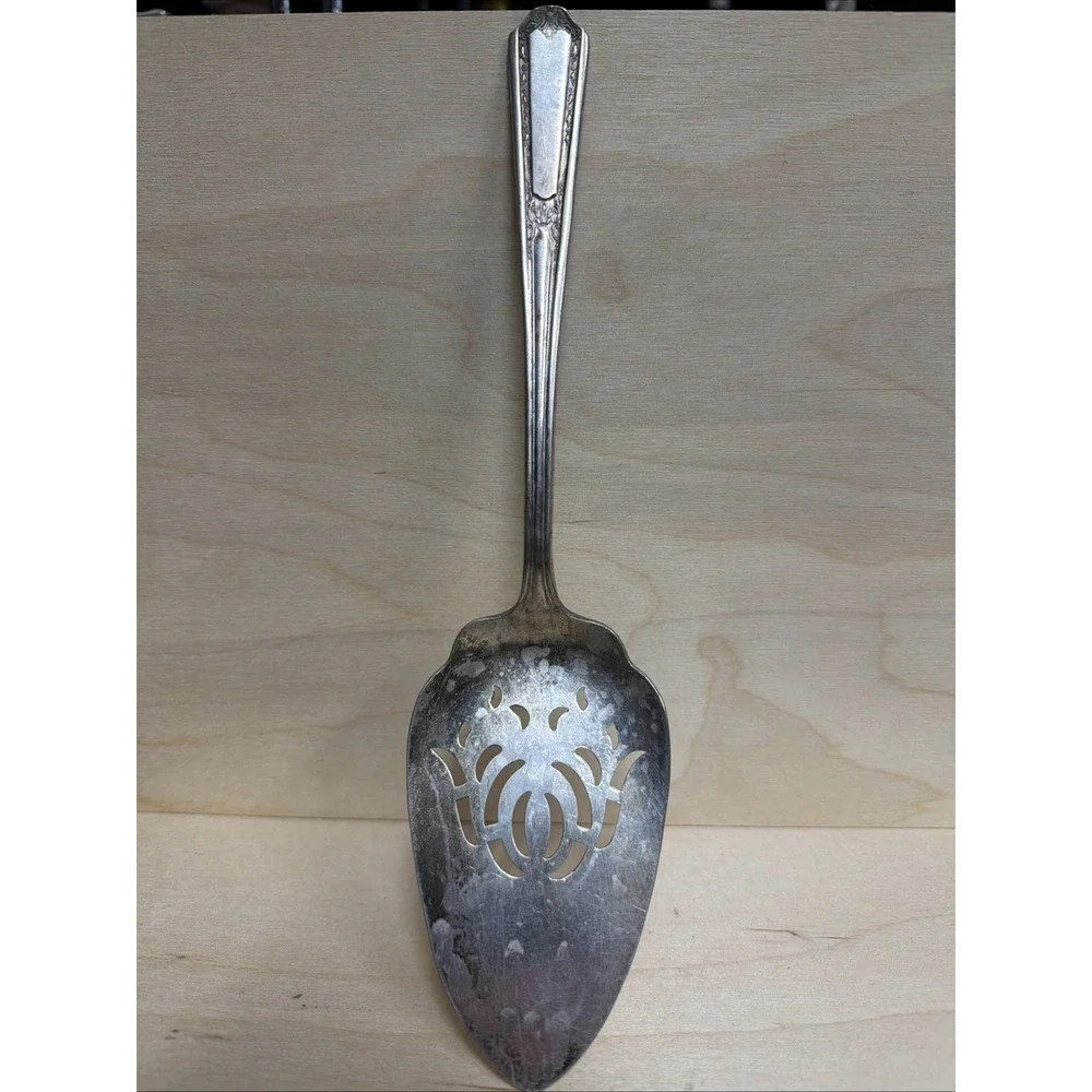 Vintage Pie Cake Server Silver‎ plate