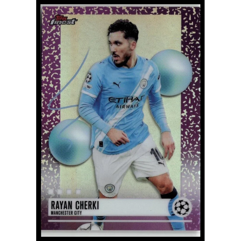 2025-26 Finest UEFA Rayan Cherki Refractor Man City