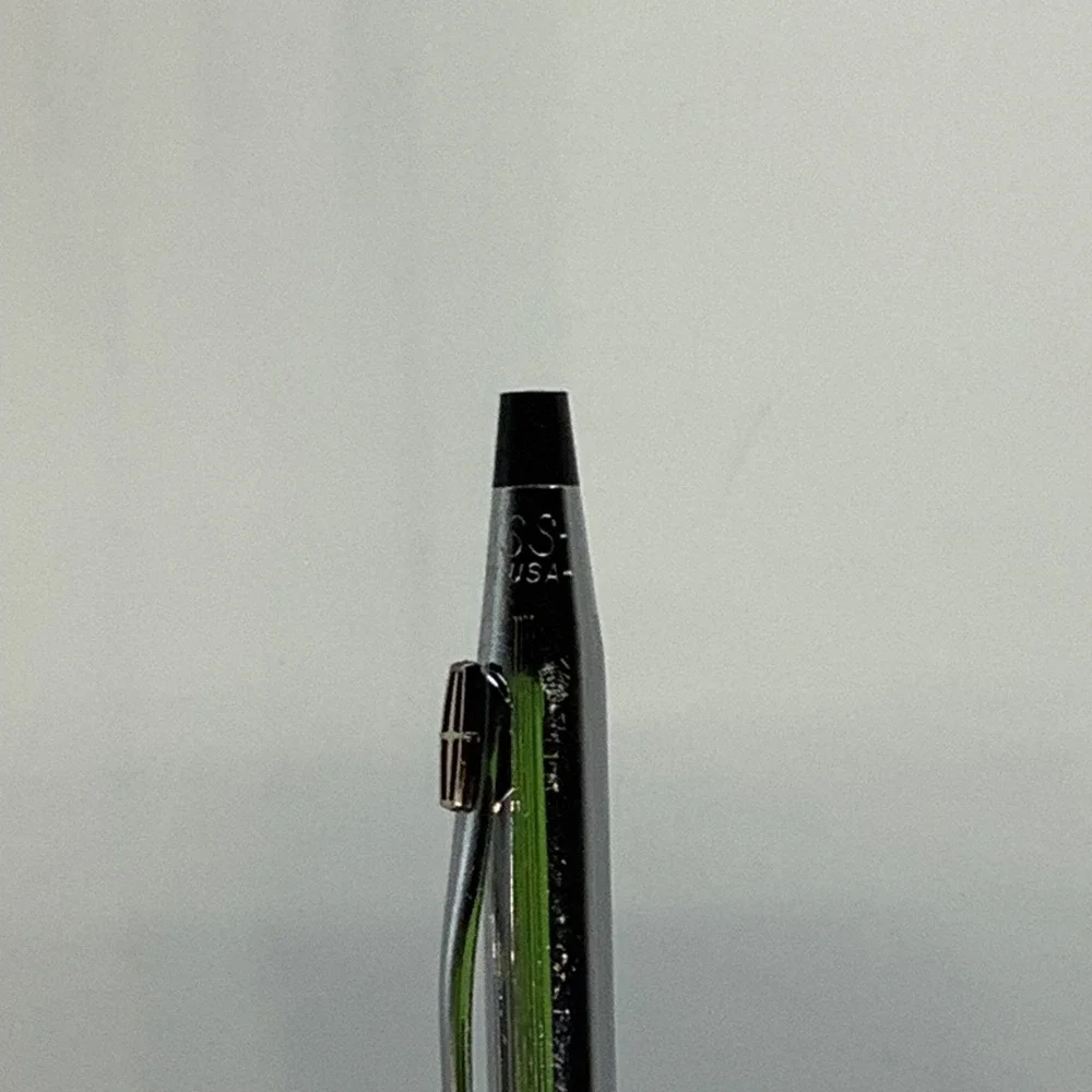 Vintage Cross Century Chrome‎ Ballpoint Pen Medium Black USA