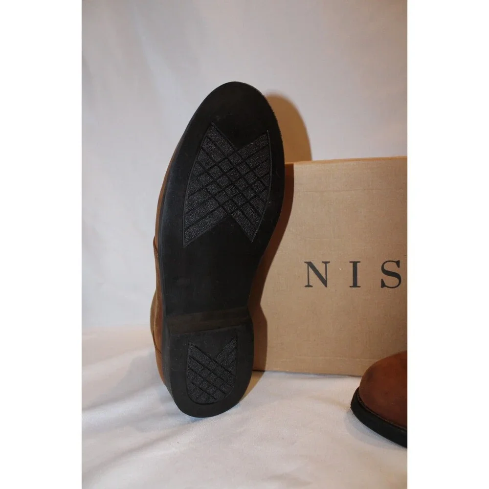 Nisolo Chavito Daytripper handmade Full Grain Leather Chukka Boot Men‎ Oak 8 NIB