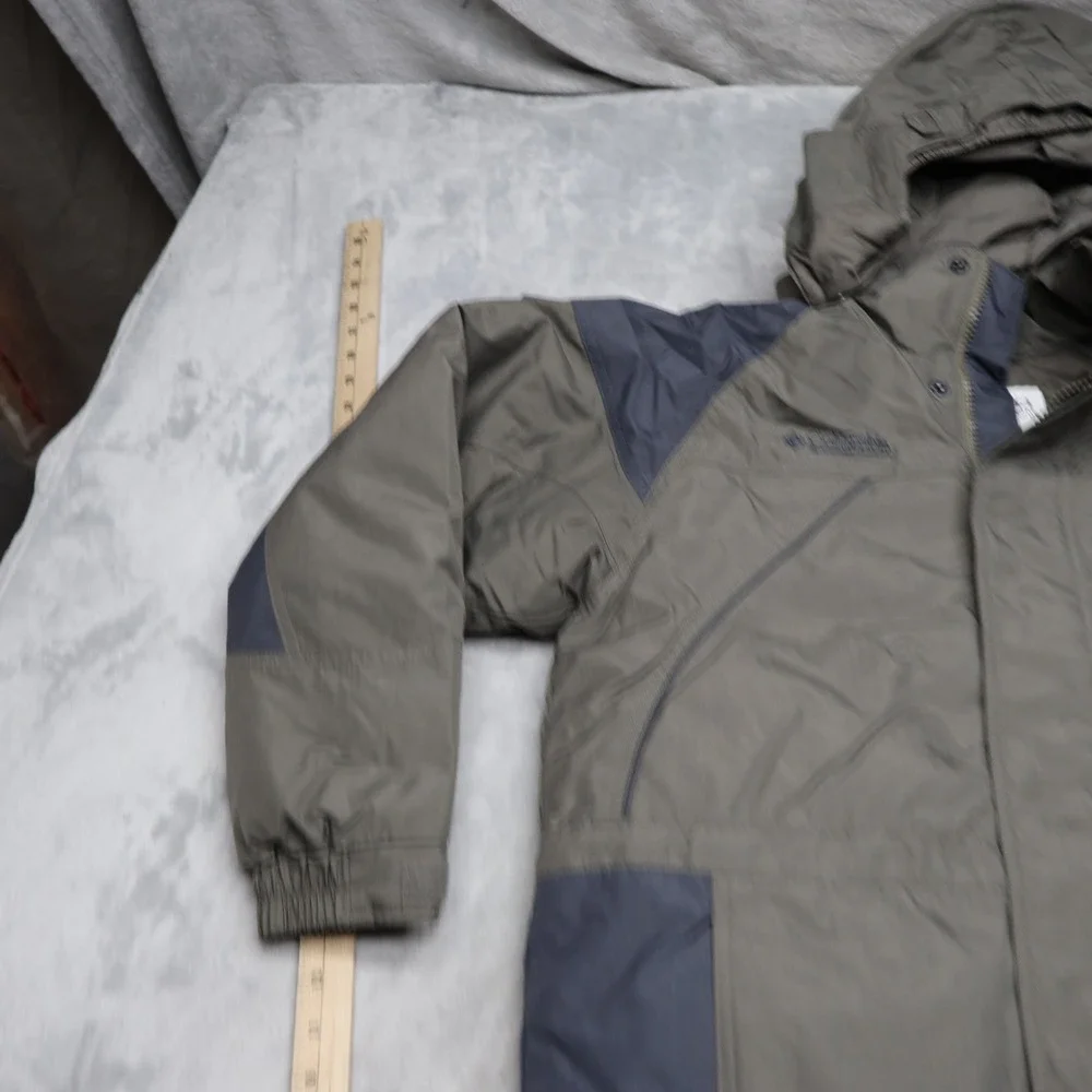 Columbia Down Jacket Kids 10/12 Gray Bugaboo Insulated Ski Snow Winter Parka