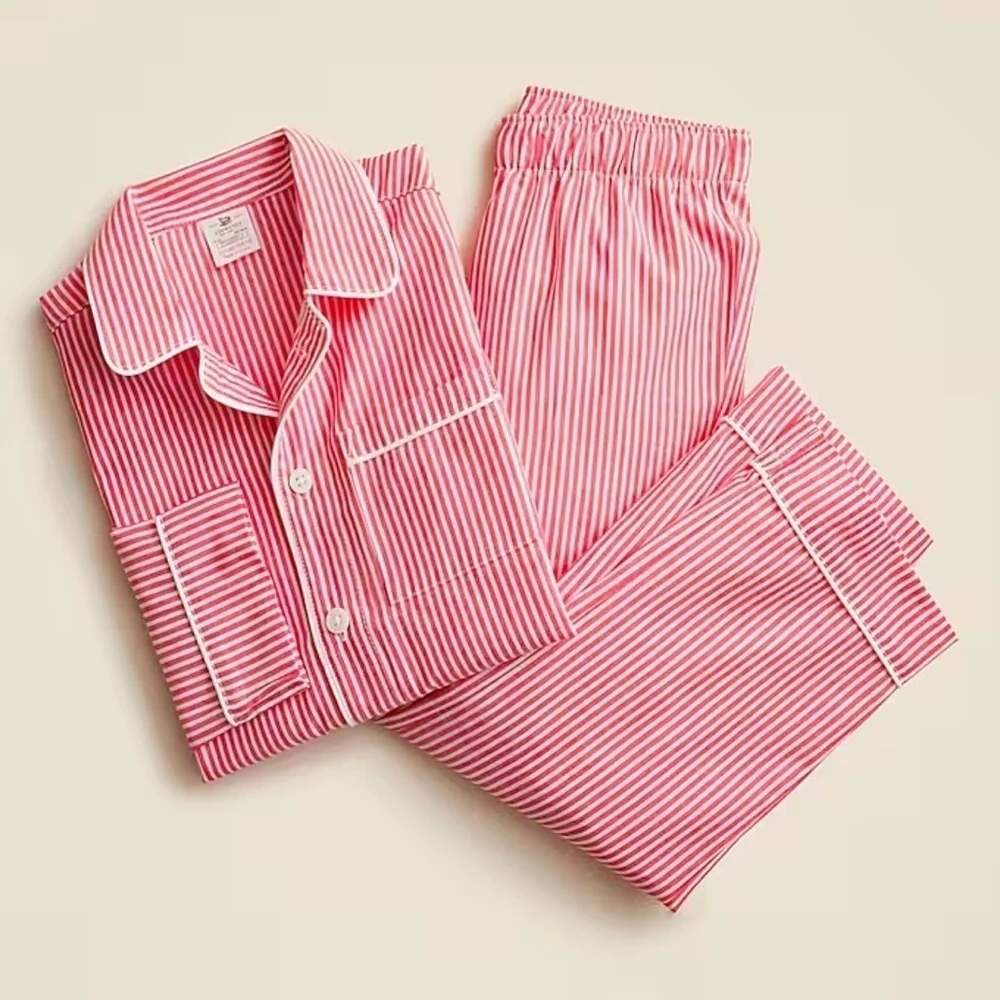 Crewcuts Striped Kids Pajamas Sz10/11