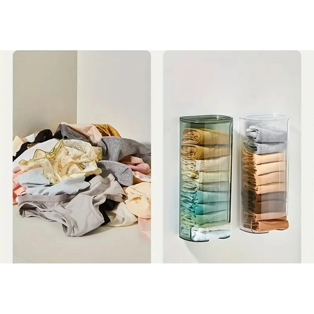 Wall Mount‎ Underwear Organizer Lingerie Socks Storage Box Drawer Type