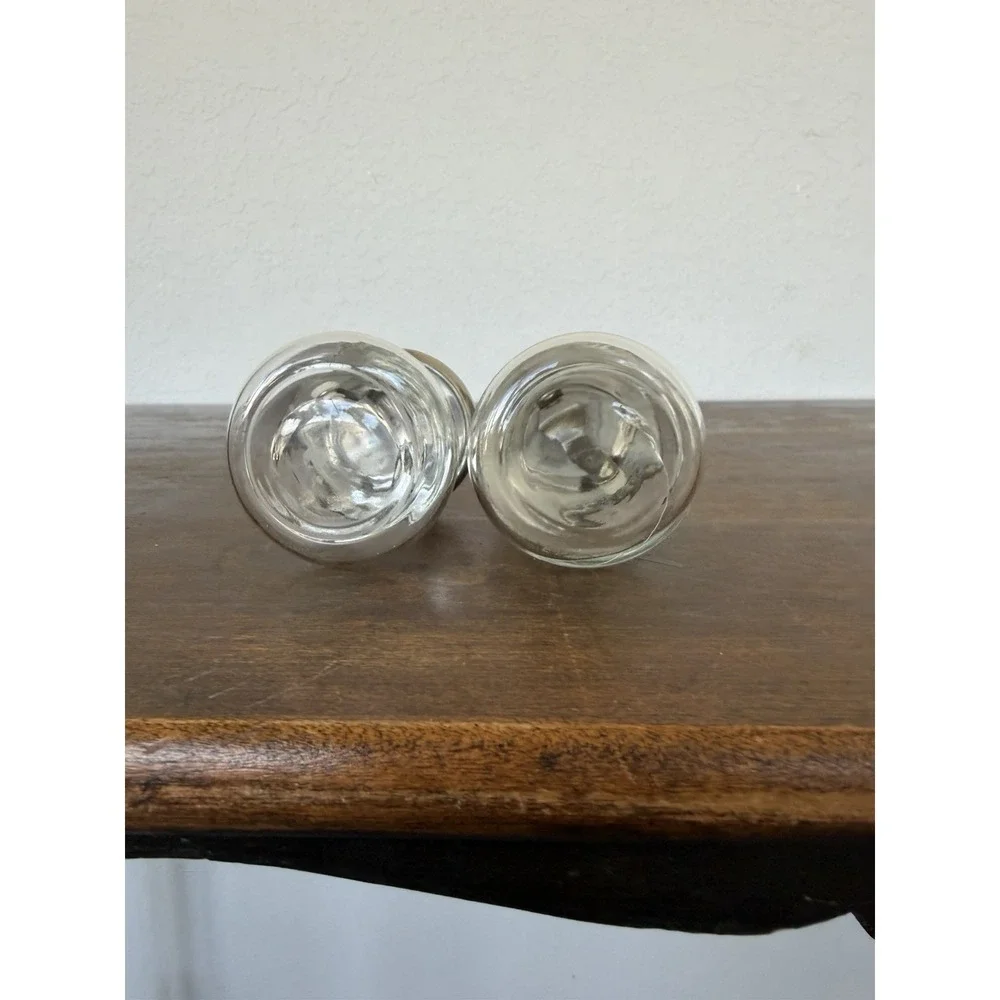 Vintage Mid-Century Nelson Cornelius Hourglass Bauhaus Salt & Pepper Shakers Set