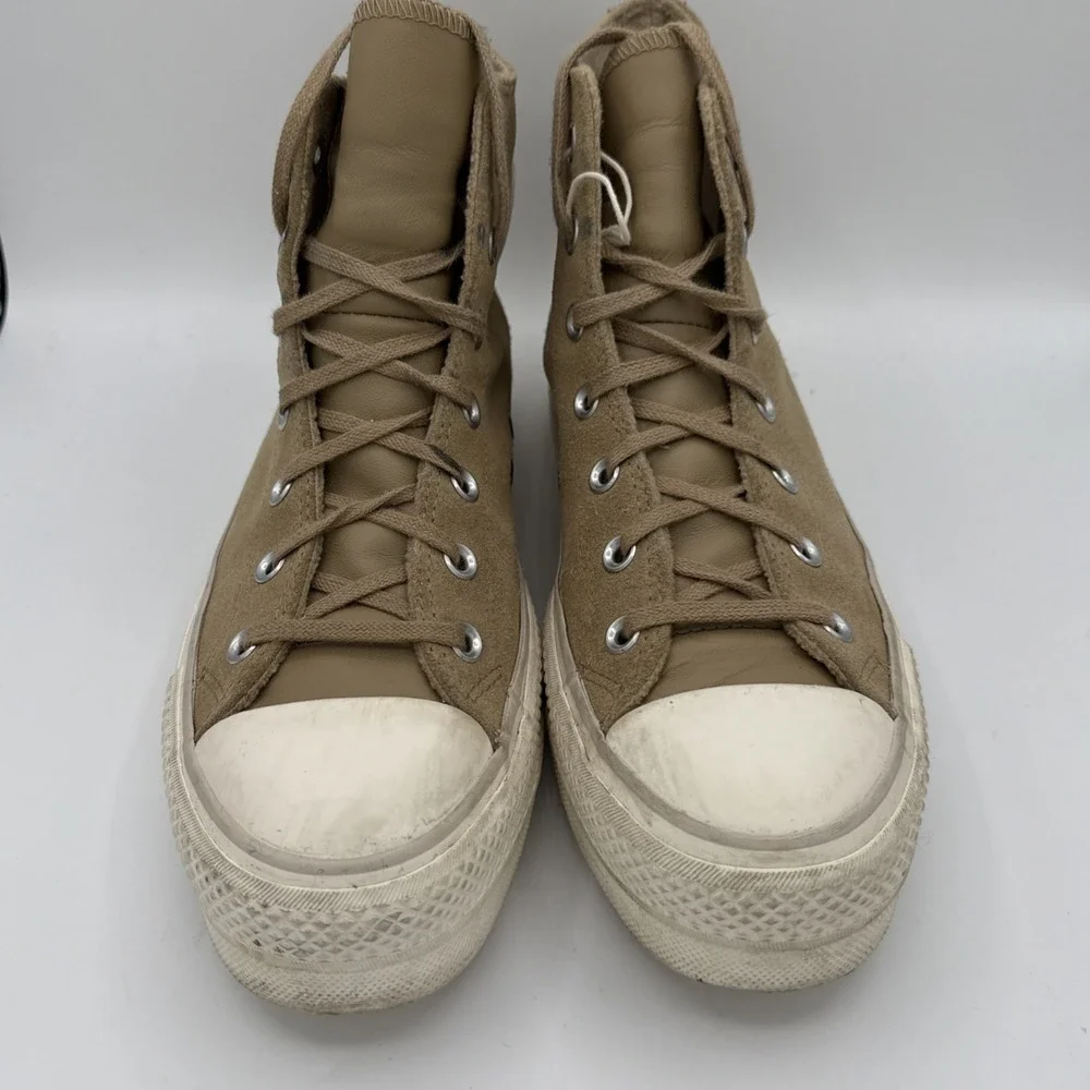 Converse Custom Chuck Taylor All Star PC Boot Tan Suede Mens 8.5‎ / Womens 10