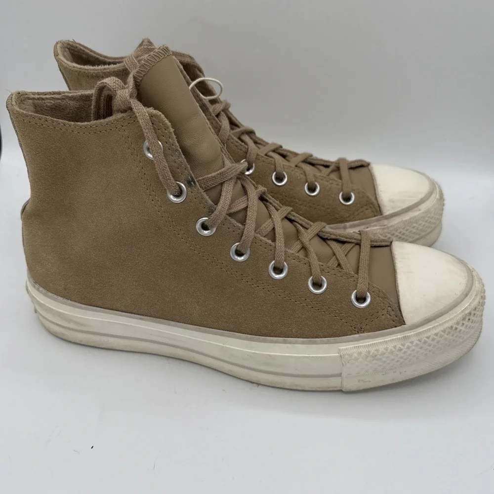 Converse Custom Chuck Taylor All Star PC Boot Tan Suede Mens 8.5‎ / Womens 10