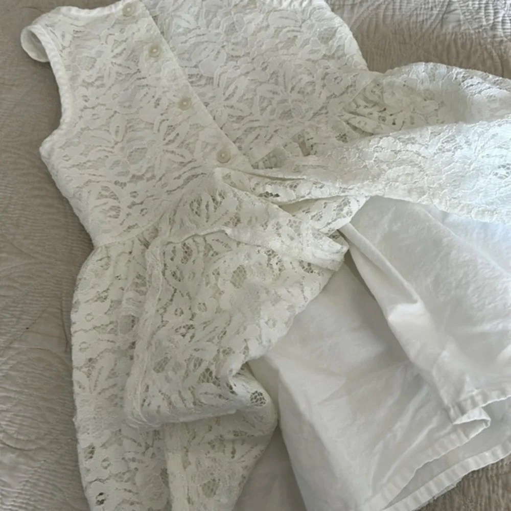 Carter’s Dress White Lace Fabric Size 2T
