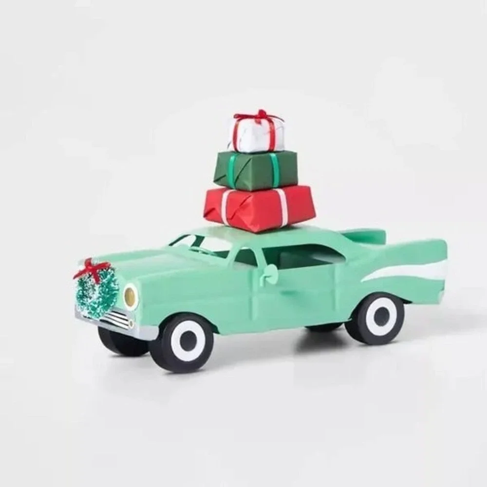 Target Wondershop Medium Metal Car Presents Decorative Holiday Christmas‎ NEW