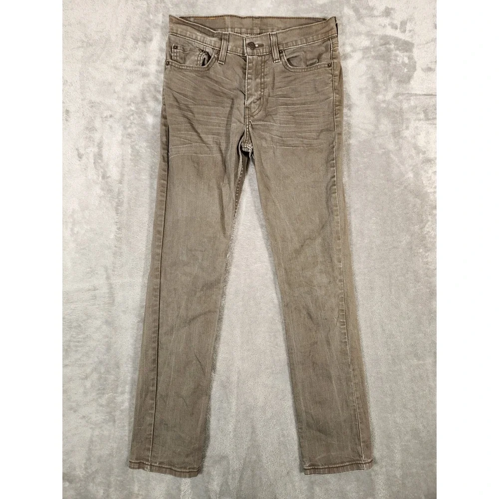 Levi's‎ 511 Jeans Men's 30X30 (Tag 29X32) Slim Straight Gray/Brown Pants Denim