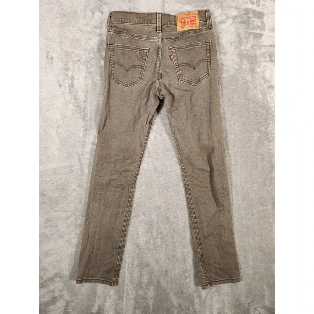 Levi's‎ 511 Jeans Men's 30X30 (Tag 29X32) Slim Straight Gray/Brown Pants Denim