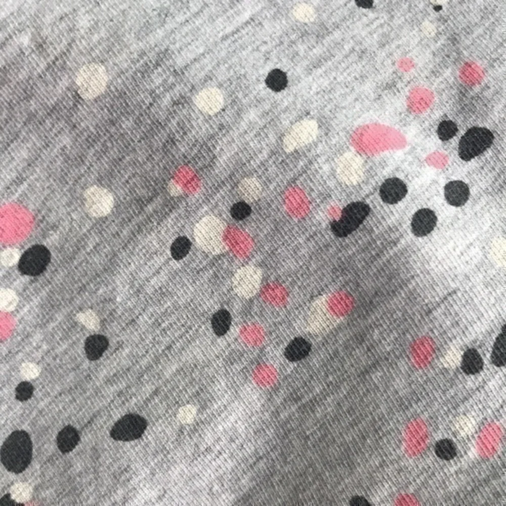 H&M Long Sleeve Dress Set Size 4/6 Black & Grey Polka Dots