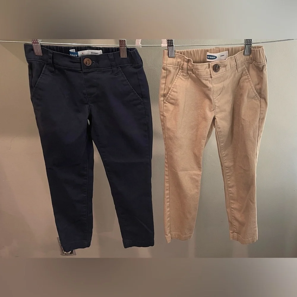 Old‎ Navy Girl Skinny Pants Bundle of 2 Size 6/7