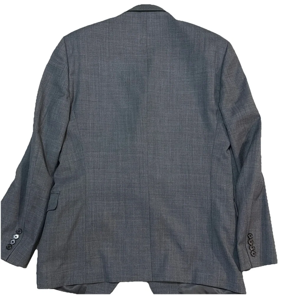 Lauren Ralph Lauren Mens 42R Gray 100% Wool 2 Button‎ Blazer