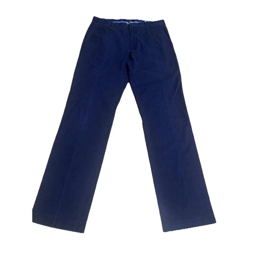 Banana Republic 33x34 Navy Blue Mason Slim Fit‎ Taper Rapid Movement Chino Pants
