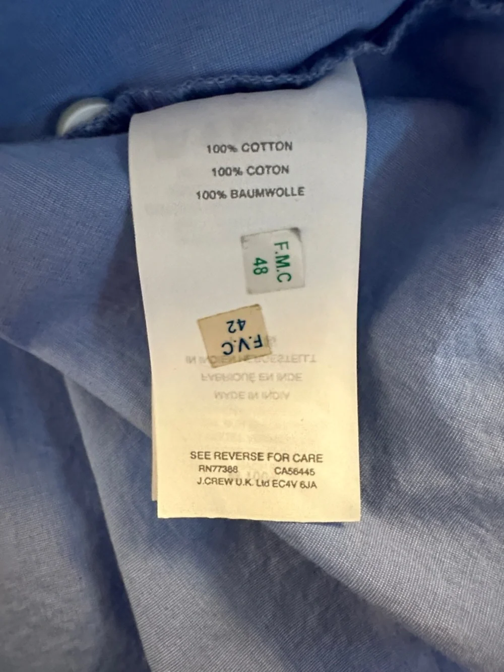 J. Crew #0091 down