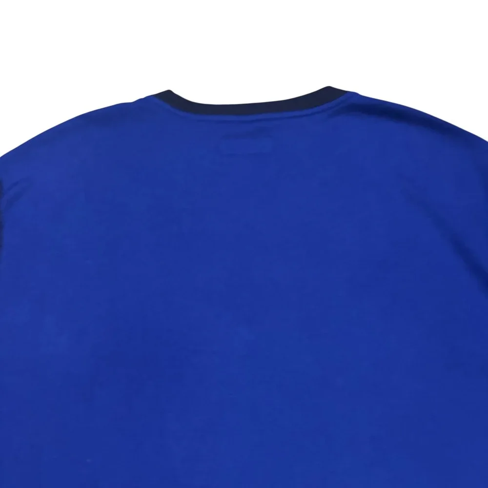 Polo‎ Ralph Lauren Mens 2XL Blue Crested Long Sleeve Sleepwear Crew Neck Shirt