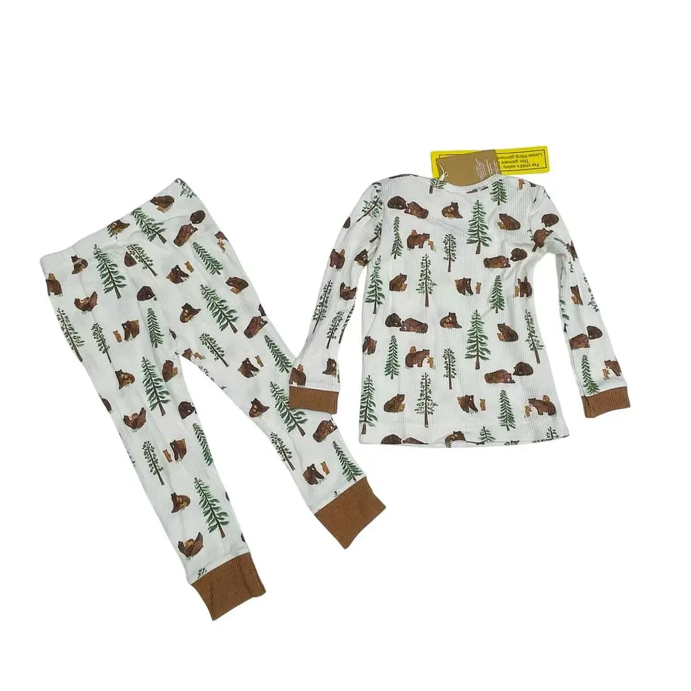 NWT Angel Dear 12-18M Brown Bear Loungewear
