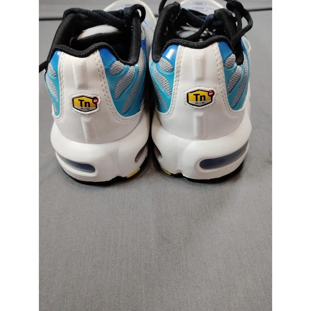 Nike Air Max Plus GS 7Y/WM 8.5 Grey Royal Blue CD0609‑019 Running Sneaker Shoes*