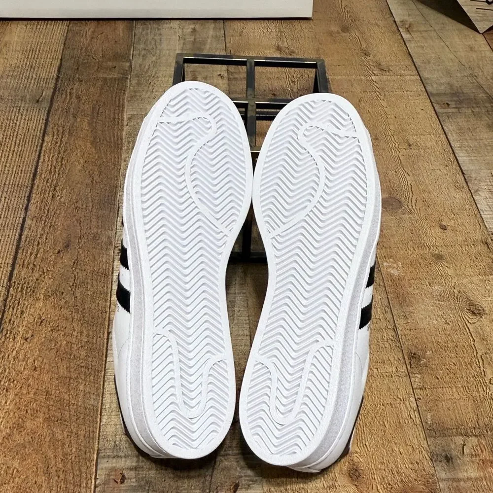 ADIDAS SUPERSTAR ADV SHOES W GOLD TREFOIL LOGO NWT