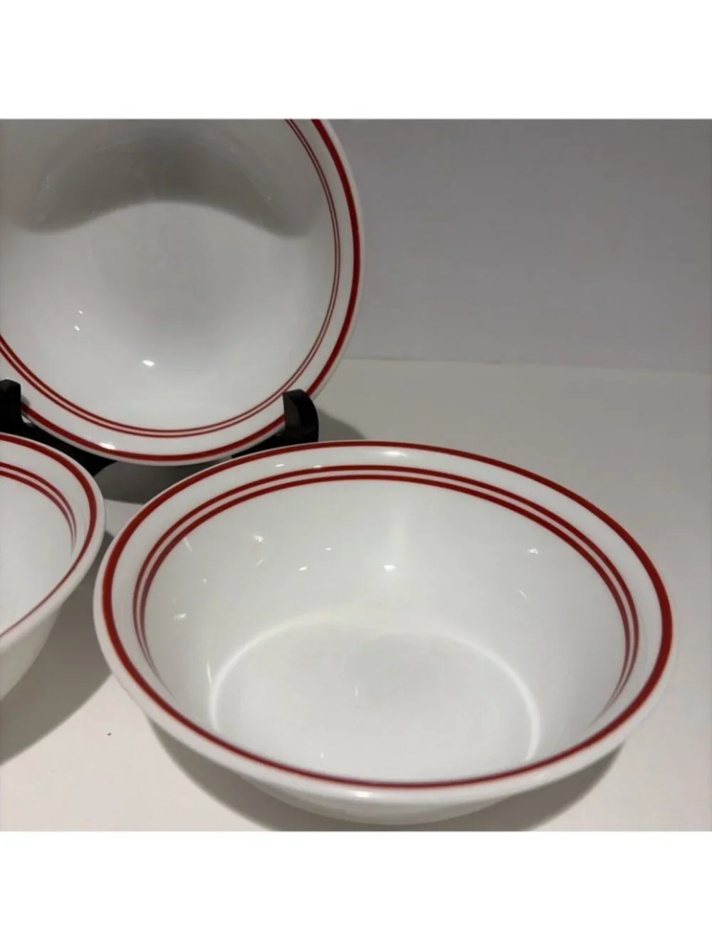 Corelle Classic Cafe Red Soup Cereal Bowls 6.25
