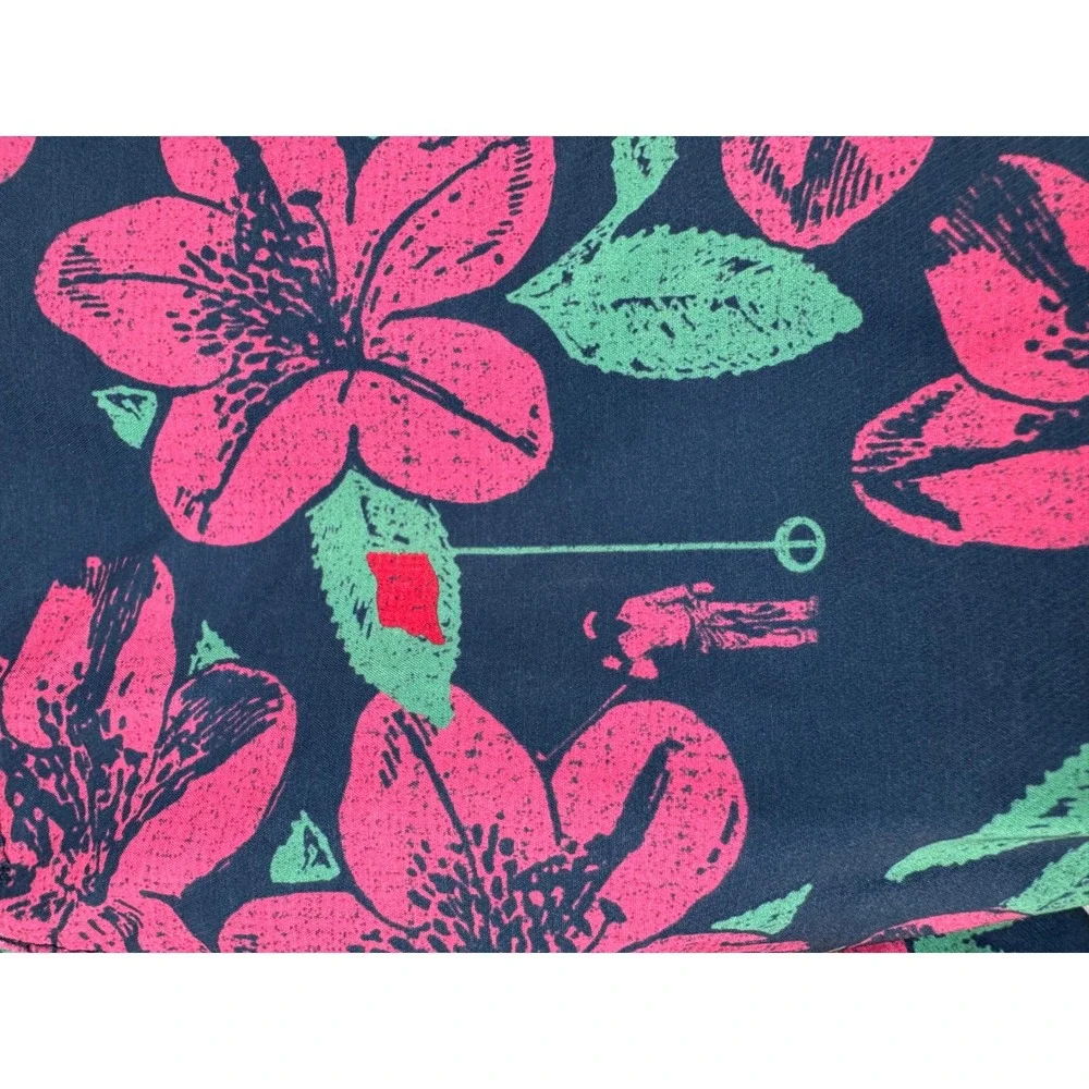 William Murray Hybrid Golf Shorts Mens 38 Navy Pink Green Floral Swim‎ Action