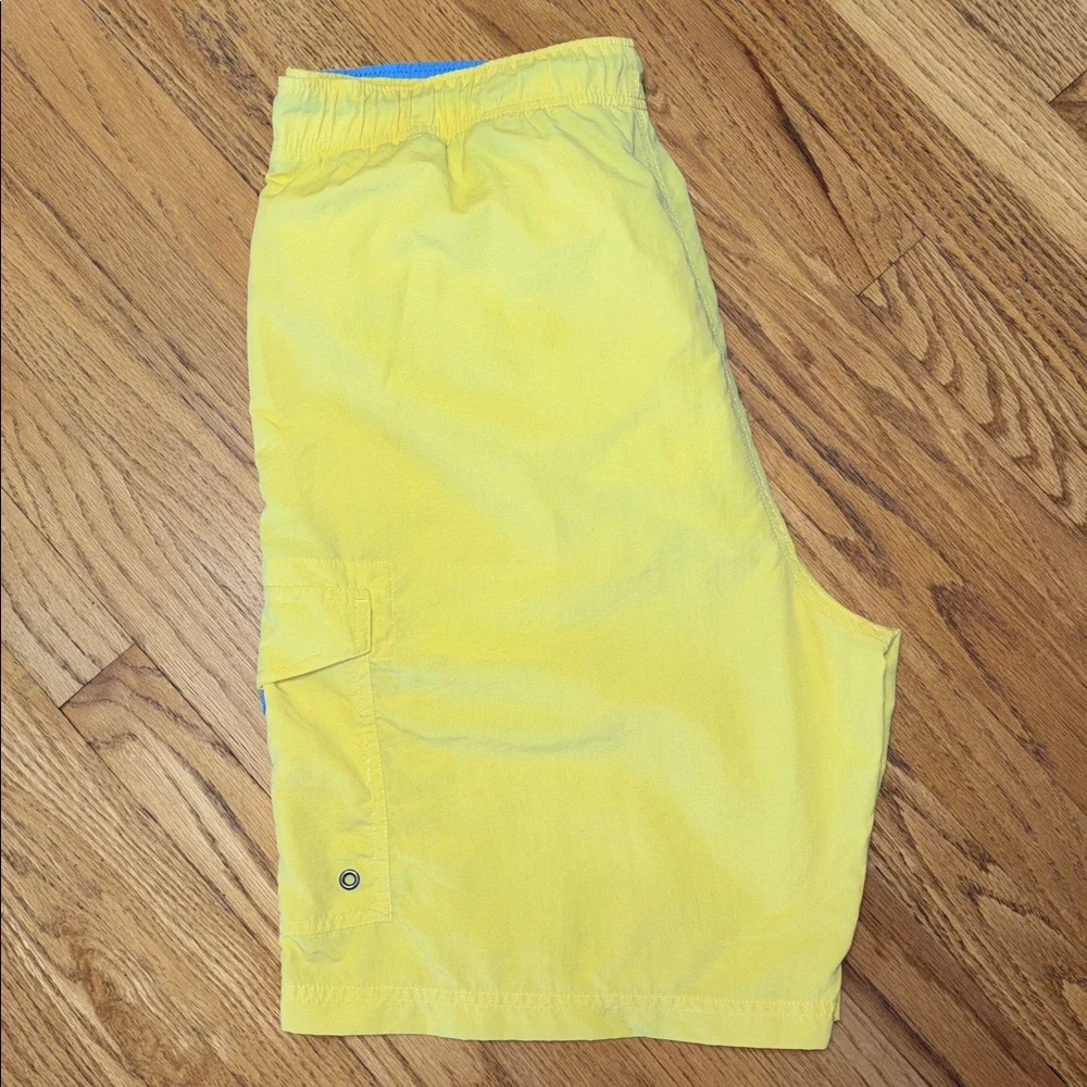 Polo Ralph Lauren Traveler Classic w/Cargo Pocket Yellow Swim Trunk/Short Large