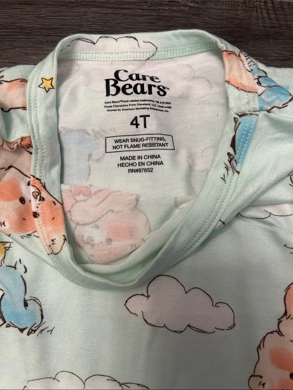Care Bears soft pajama