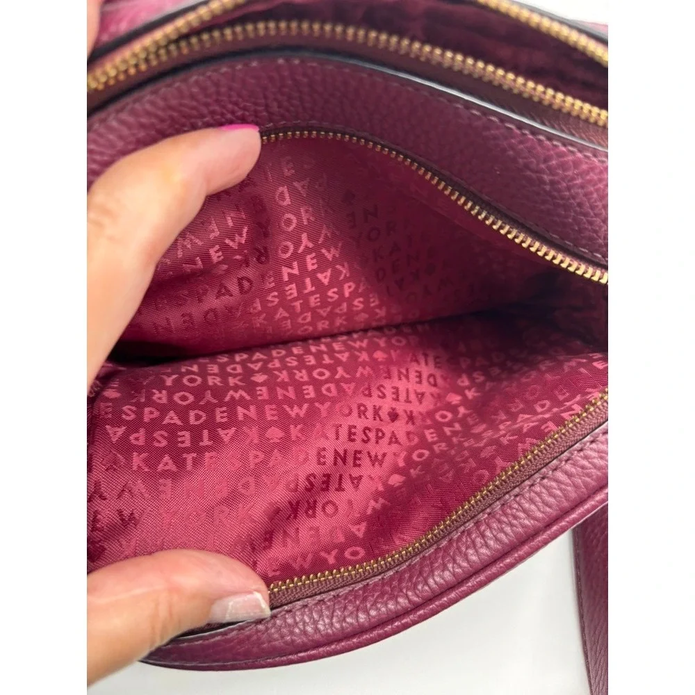 kate spade pebbled leather