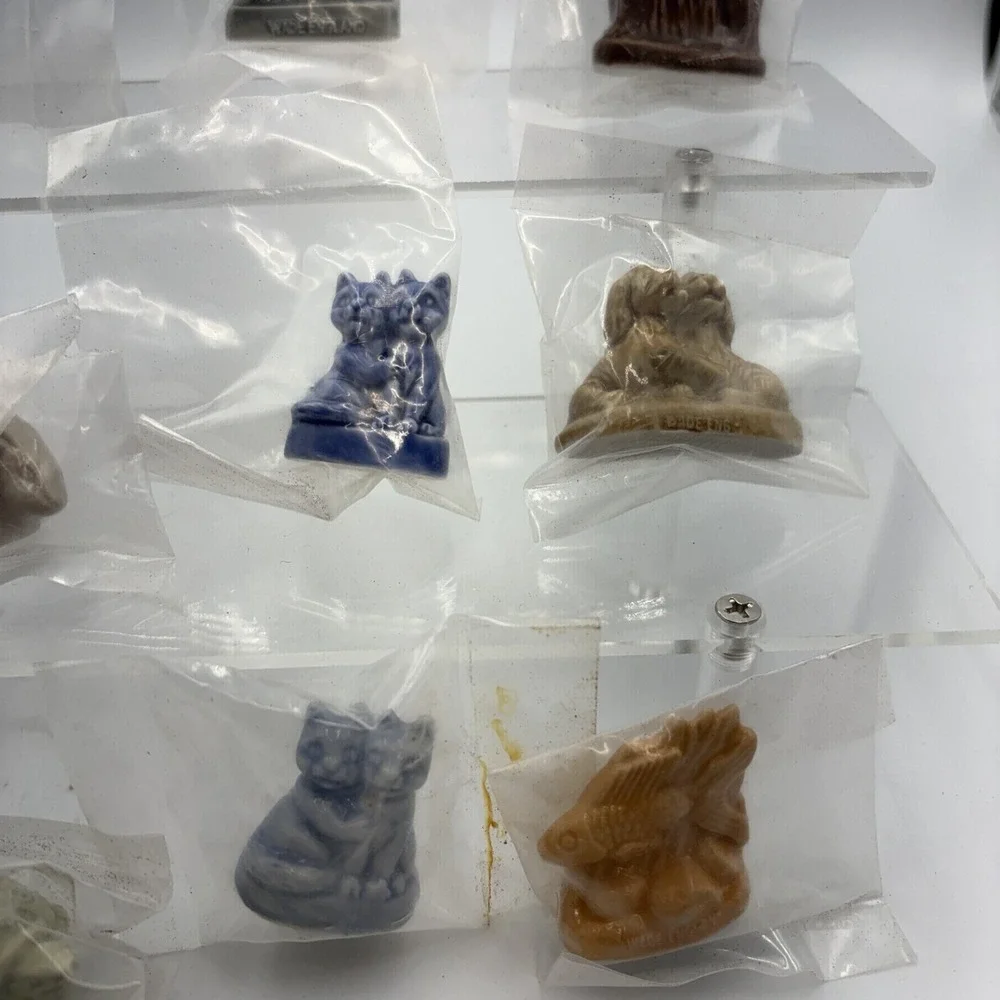 Vtg Wade Whimsies Red Rose Tea Pet Shop Series 10 Pcs England‎  New In Packaging