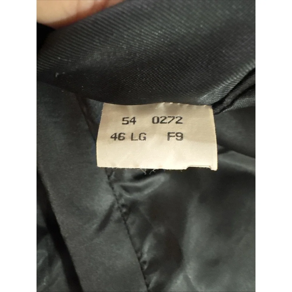 Brooks Brothers Sport Coat Mens Sz 46L Black Camel Hair USA Made Blazer Jacket