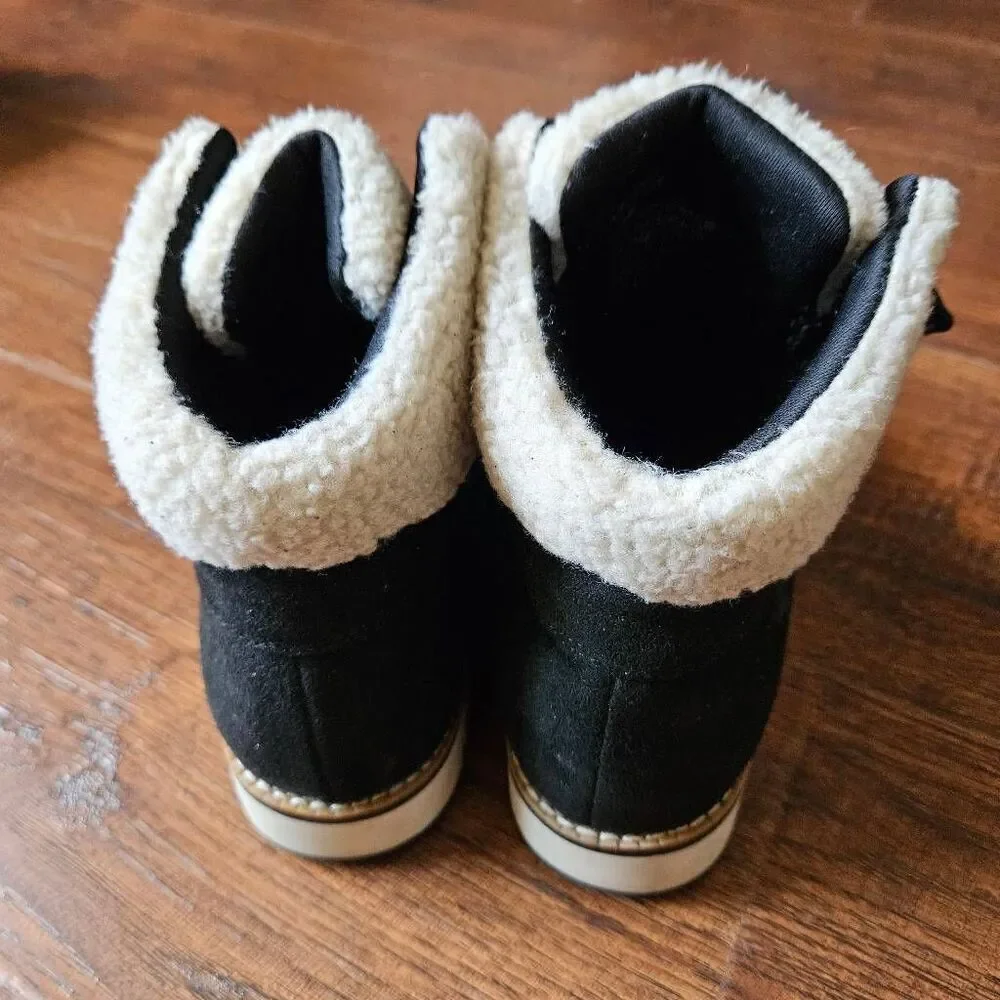 White Mountain faux shearling