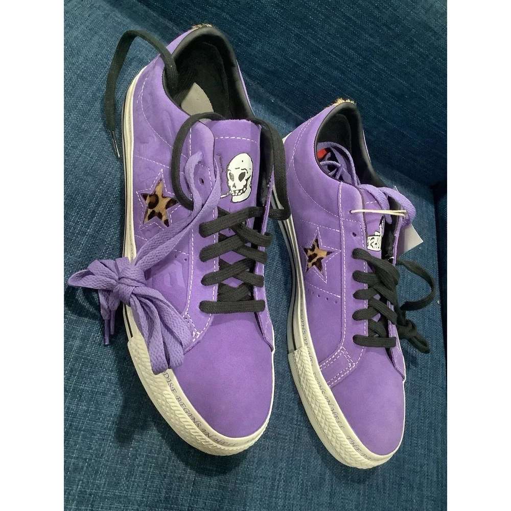 Size 9 .5M/ 11 W- Converse Sean Pablo x One Star Pro Low Paradise - Wild Lilac