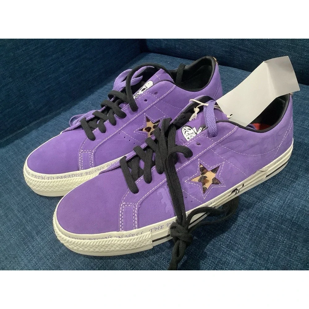 Size 9 .5M/ 11 W- Converse Sean Pablo x One Star Pro Low Paradise - Wild Lilac