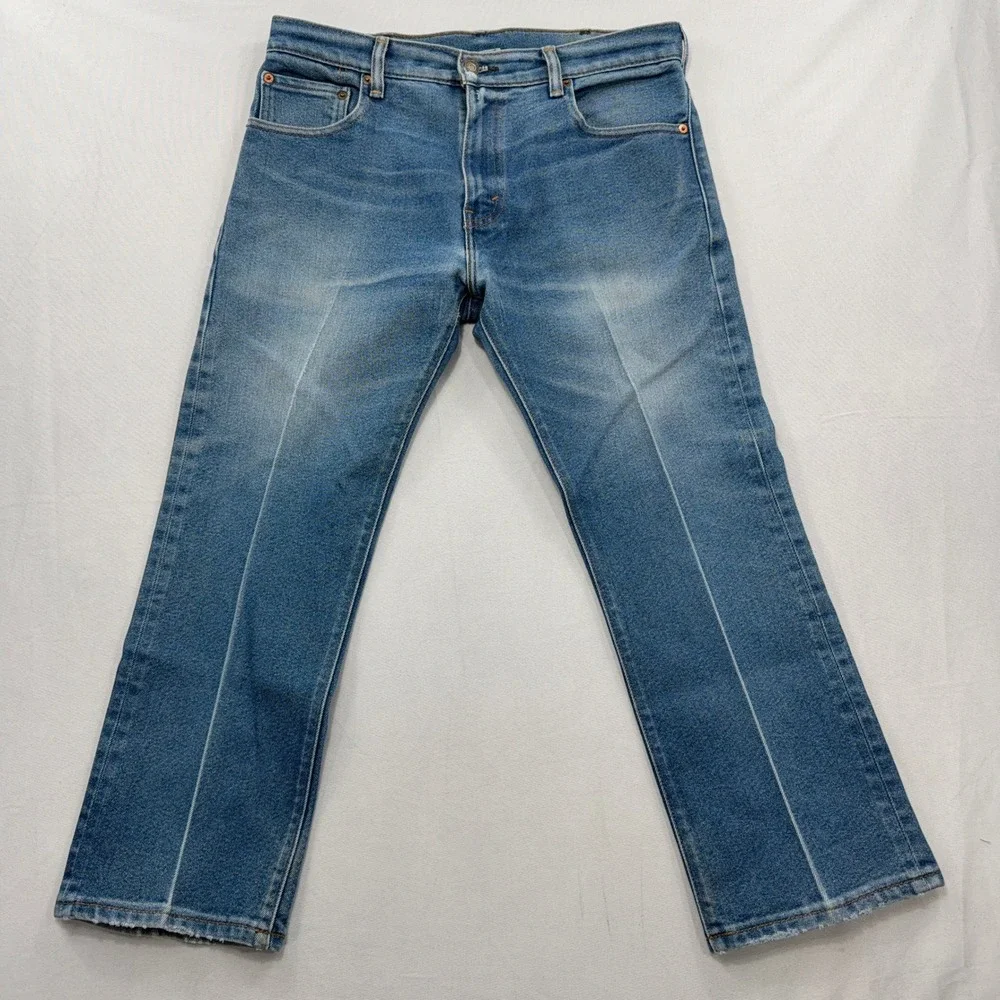 Levi's Jeans 517 Bootcut Classic Medium Wash Blue Denim Mens W34 L27