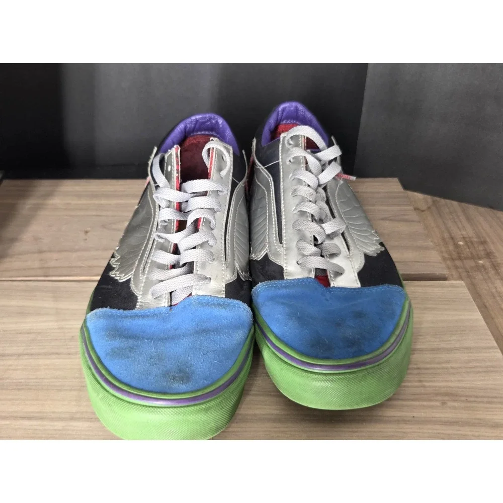 Vans Marvel Old Skool Avengers Shoes Sz 12 Skateboard Super Hero Capain America