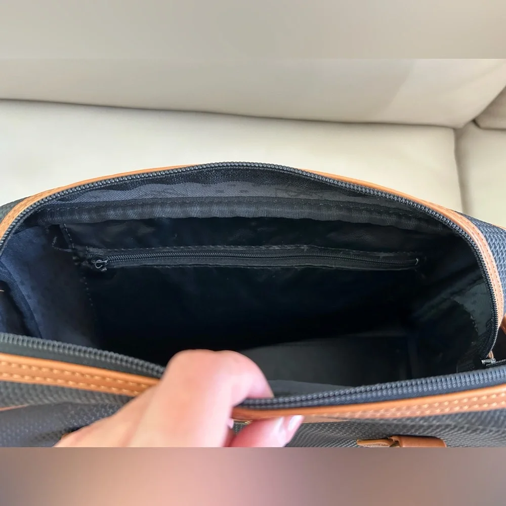 Yves Saint Laurent Black PVC Boston Bag
